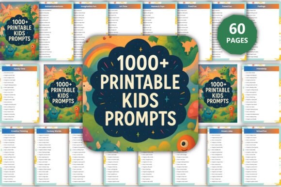 1000 Printable Kids Prompts: A Practical Workflow Asset for Educators, Creators, and Family-Focused Professionals