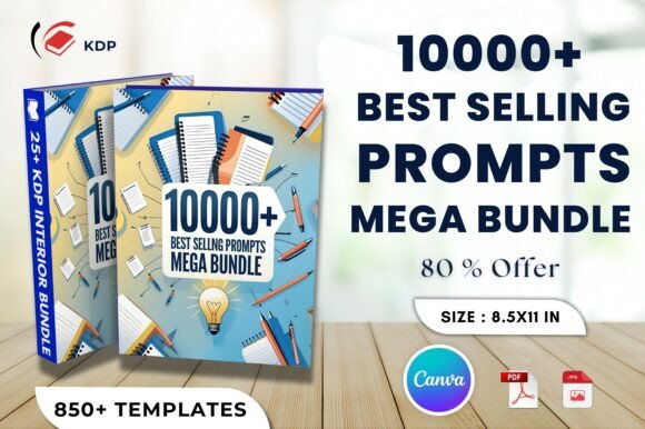 10000 Best Selling Prompts Mega Bundle: Your All-in-One Toolkit for Clarity, Creativity, and Calm