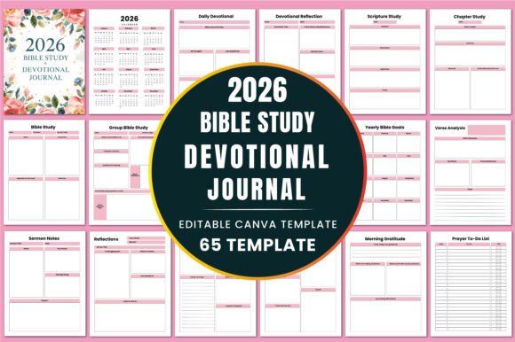 2026 Bible Study Devotional Journal