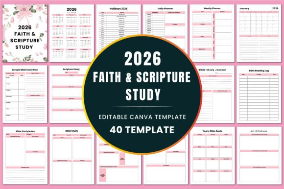 2026 Faith Scripture Study Journal: Your Intentional, Organized Path to Deeper Spiritual Growth
