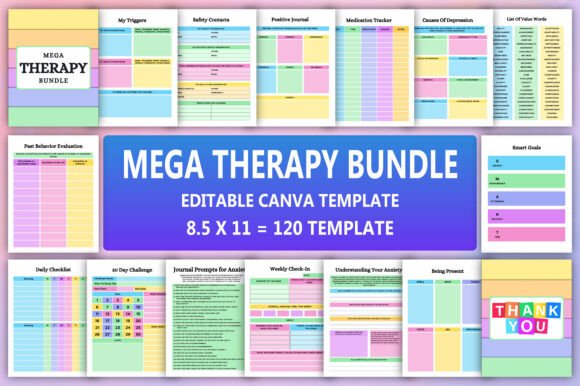 🧠 Mega Therapy Bundle - Mental Wellness