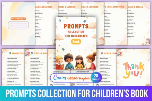 Prompts Collection for Children’s Book: A Practical Guide for Writers, Educators, and Creative Families